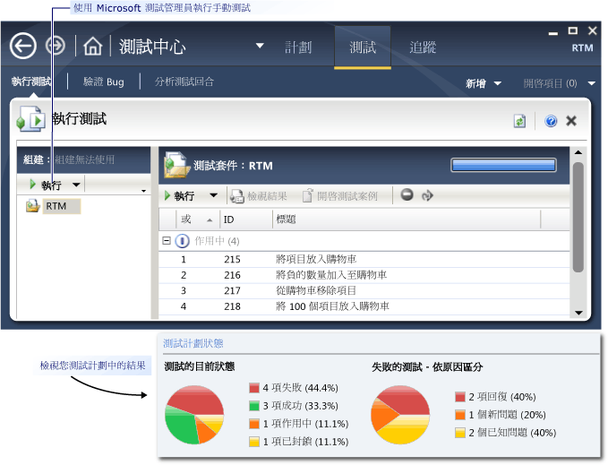 執行手動測試