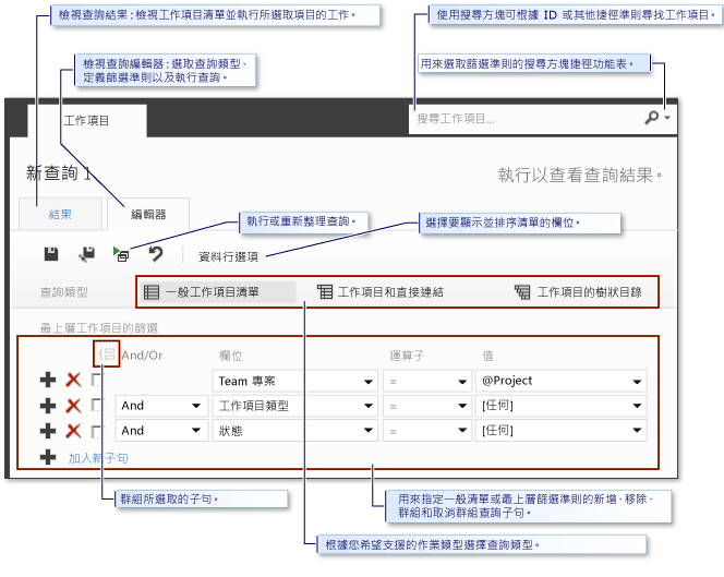 查詢工具 (Team Web Access)