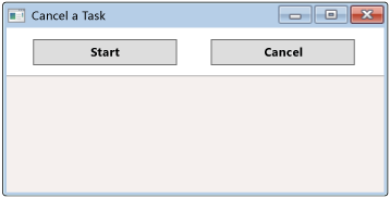 具有 [取消] 按鈕的 WPF 視窗