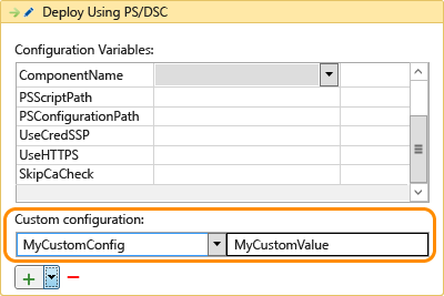 Create a custom configuration variable