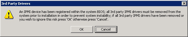 IPMI - 3rd Party Drivers