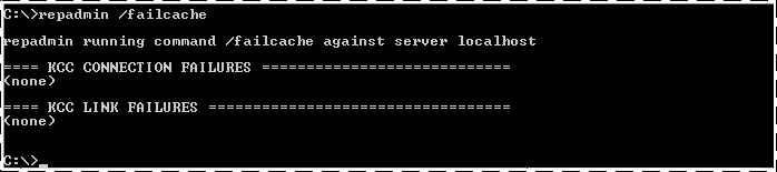 Repadmin /failcache