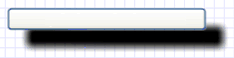 Button casting black drop shadow.
