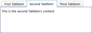 Silverlight Tab Controls