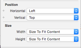 設定每個控件的Position和 Size 屬性