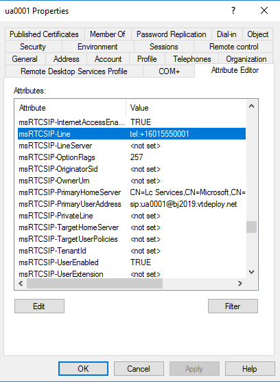 Active Directory 使用者和計算機工具。