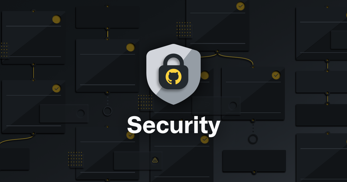 GitHub 盾牌圖片，底下有 security 字樣。